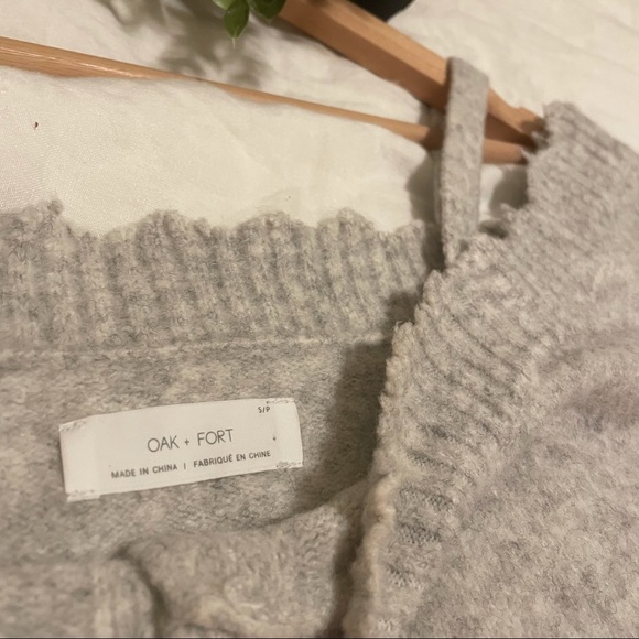 OAK+FORT off shoulder cropped cardigan - Picture 4 of 4